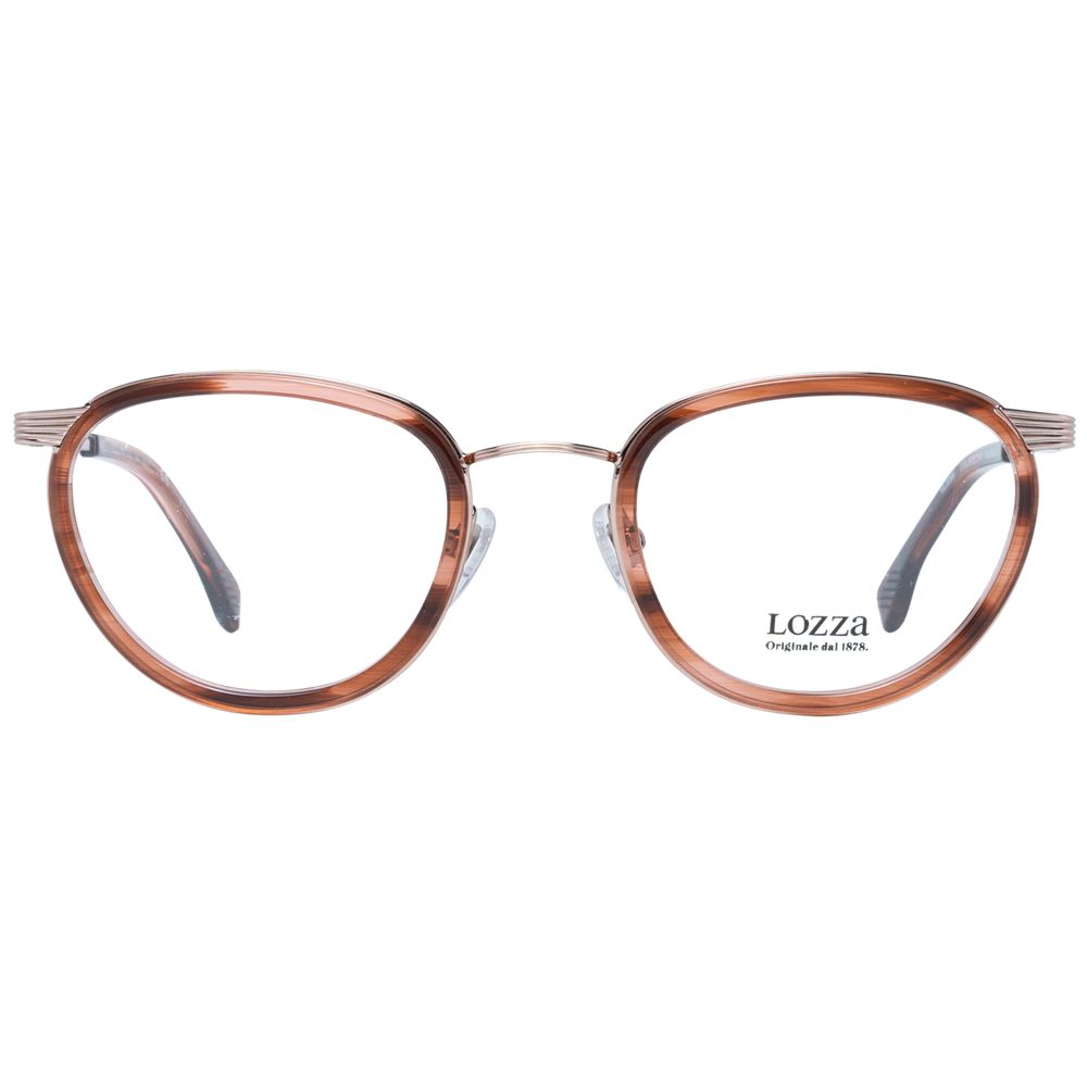 Lozza Brown Metal & Plastic Glasses Women's (Frames)