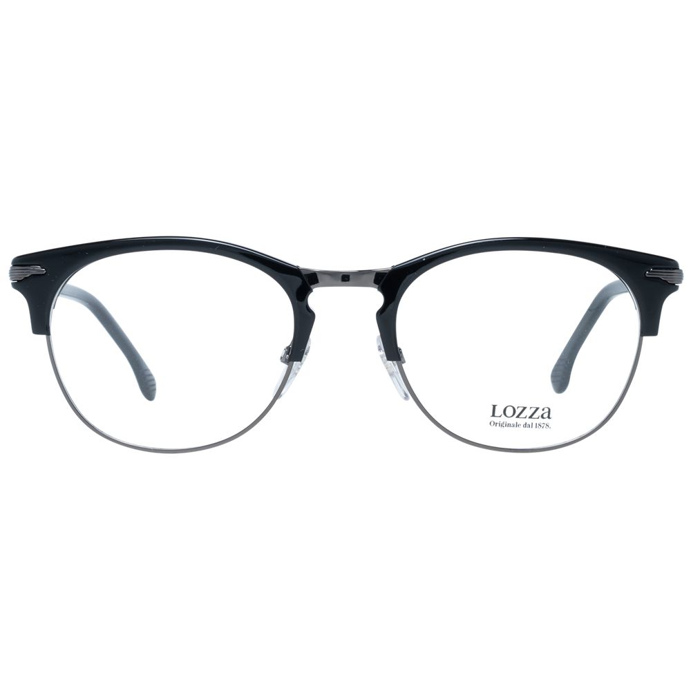 Lozza Black Metal & Plastic Glasses  (Frames)