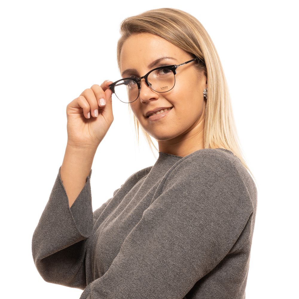Lozza Black Metal & Plastic Glasses  (Frames)