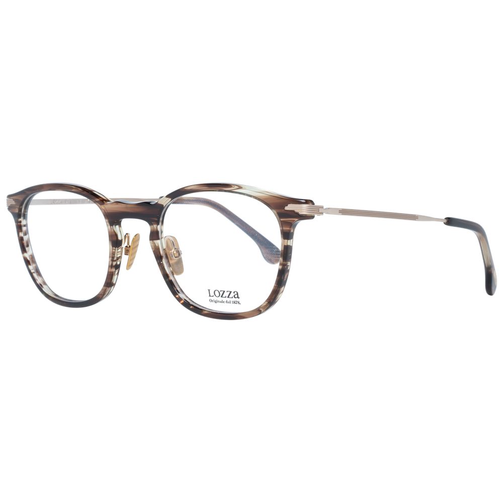 Lozza Brown Plastic Glasses Men's (Frames)