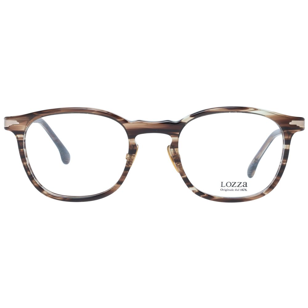 Lozza Brown Plastic Glasses Men's (Frames)