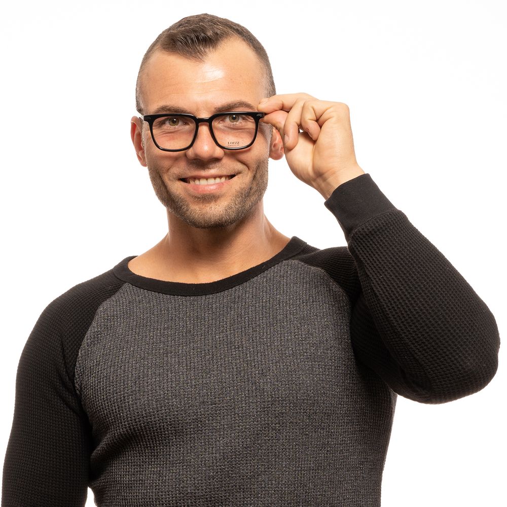 Lozza Black Plastic Glasses Men's (Frames)