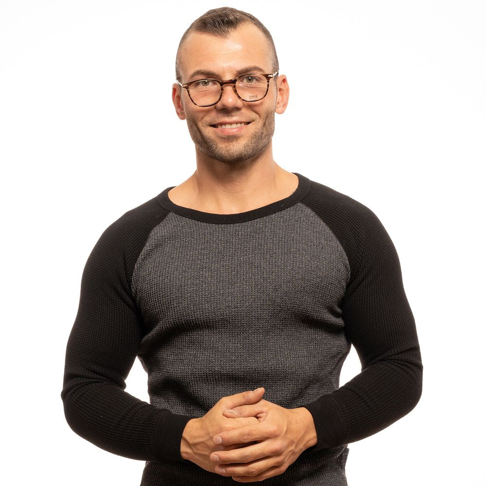 Lozza Brown Plastic Glasses Men's (Frames)