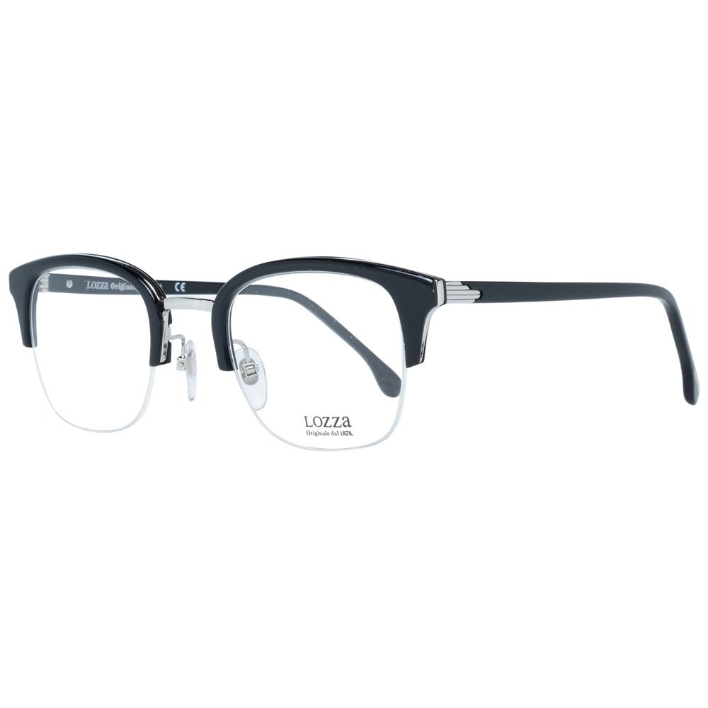 Lozza Black Metal & Plastic Glasses  (Frames)