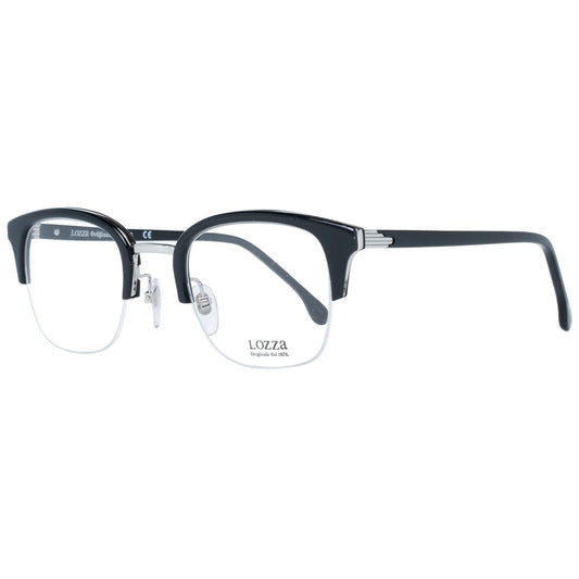 Lozza Black Metal & Plastic Glasses  (Frames)