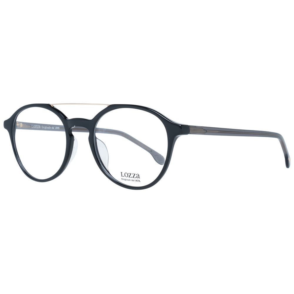 Lozza Black Metal & Plastic Glasses  (Frames)