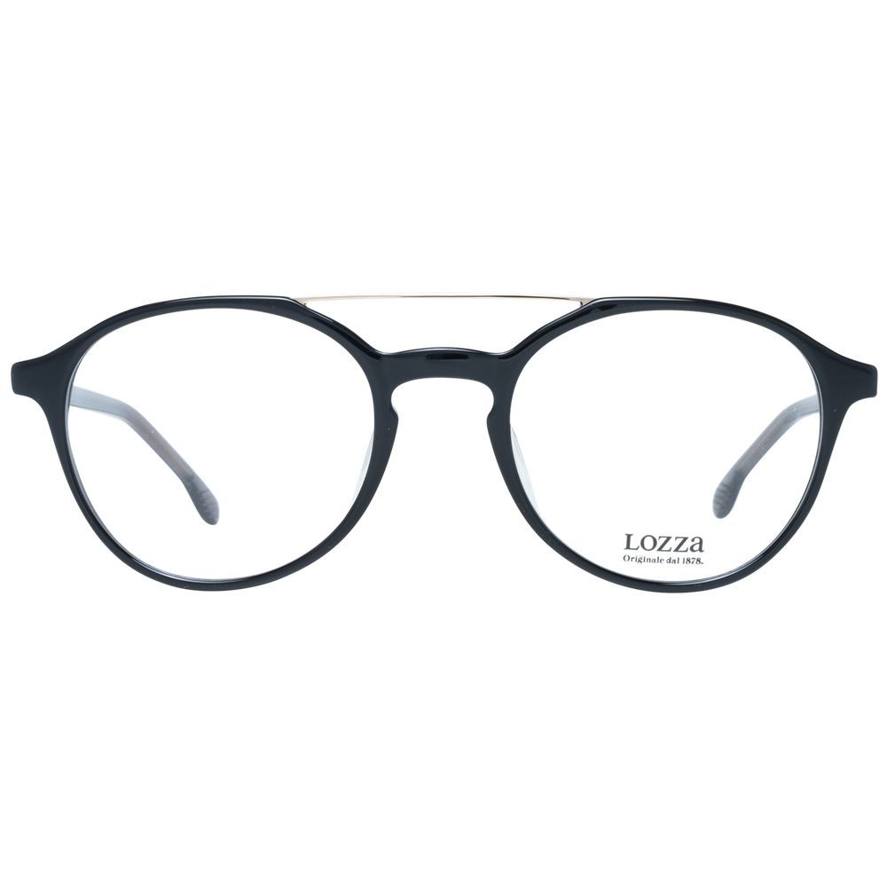 Lozza Black Metal & Plastic Glasses  (Frames)