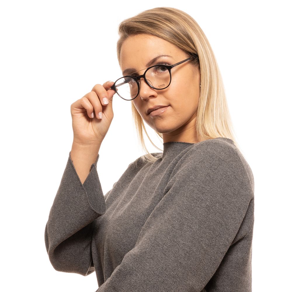 Lozza Black Metal & Plastic Glasses  (Frames)