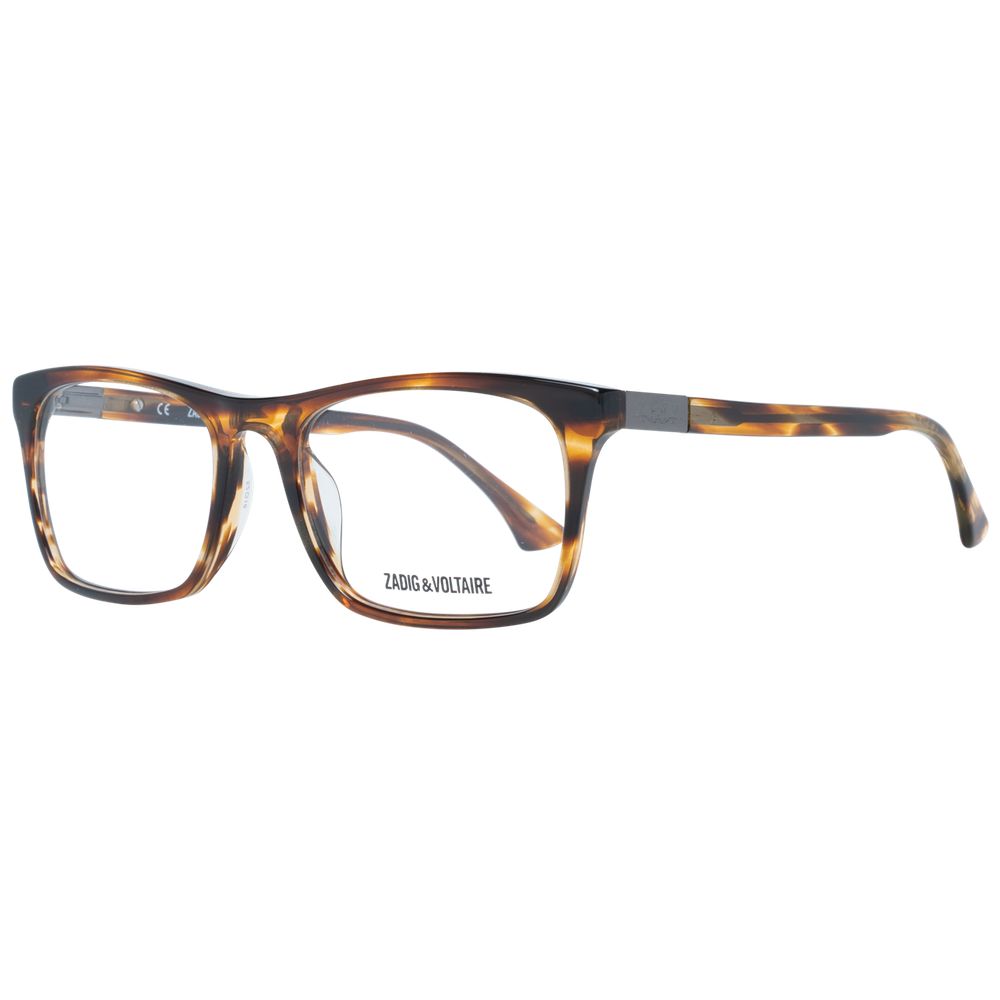 Zadig & Voltaire Brown Plastic Glasses Men's (Frames)
