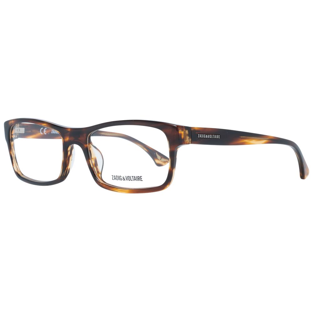 Zadig & Voltaire Brown Plastic Glasses Men's (Frames)