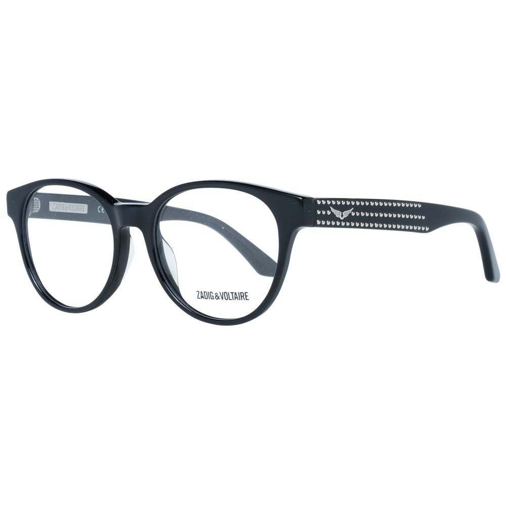 Zadig & Voltaire Black Plastic Glasses Women's (Frames)