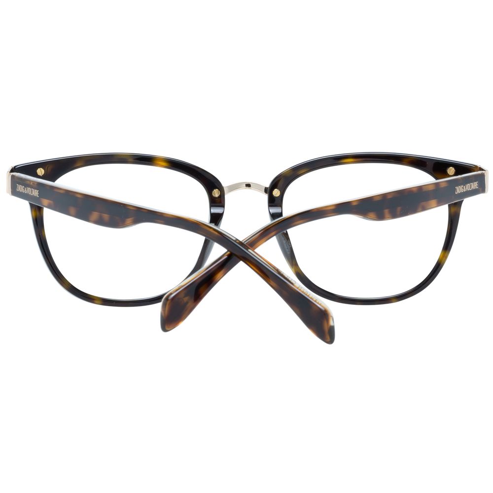 Zadig & Voltaire Brown Plastic Glasses Women's (Frames)