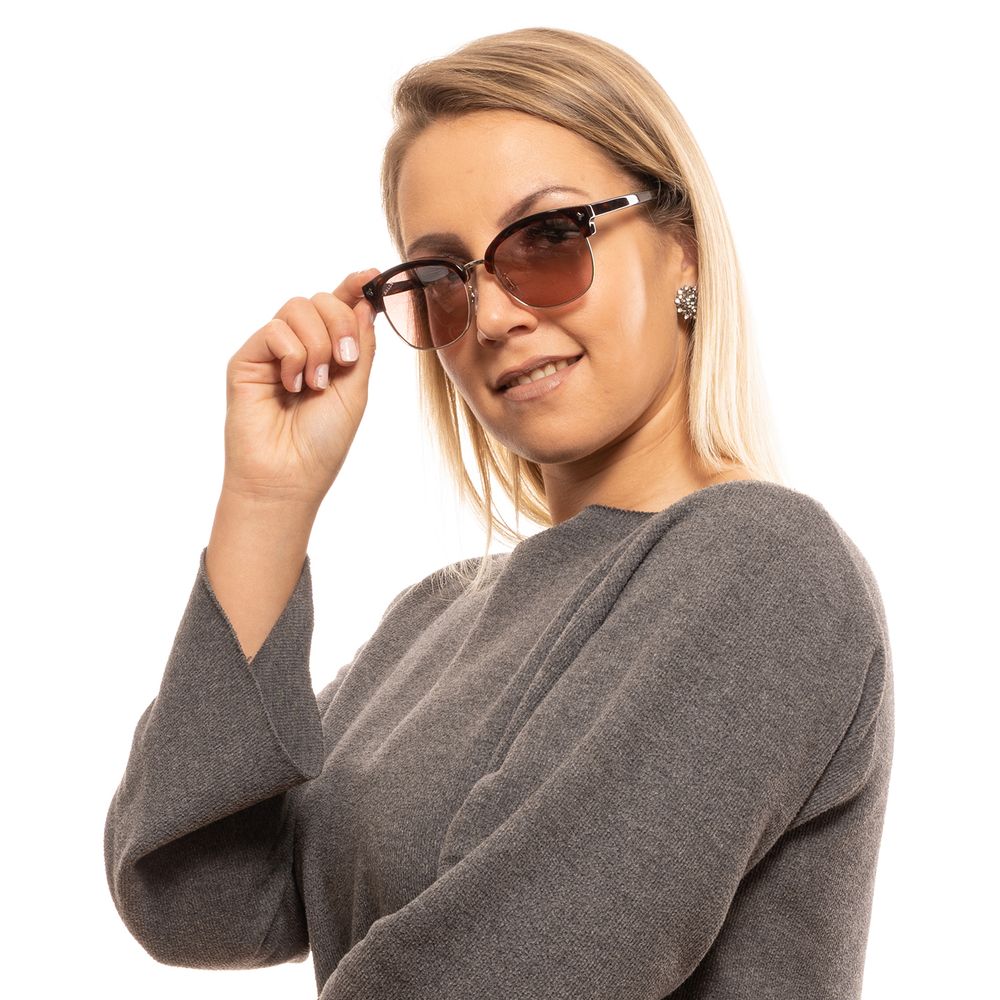 Bally Brown Metal & Plastic  Sunglasses