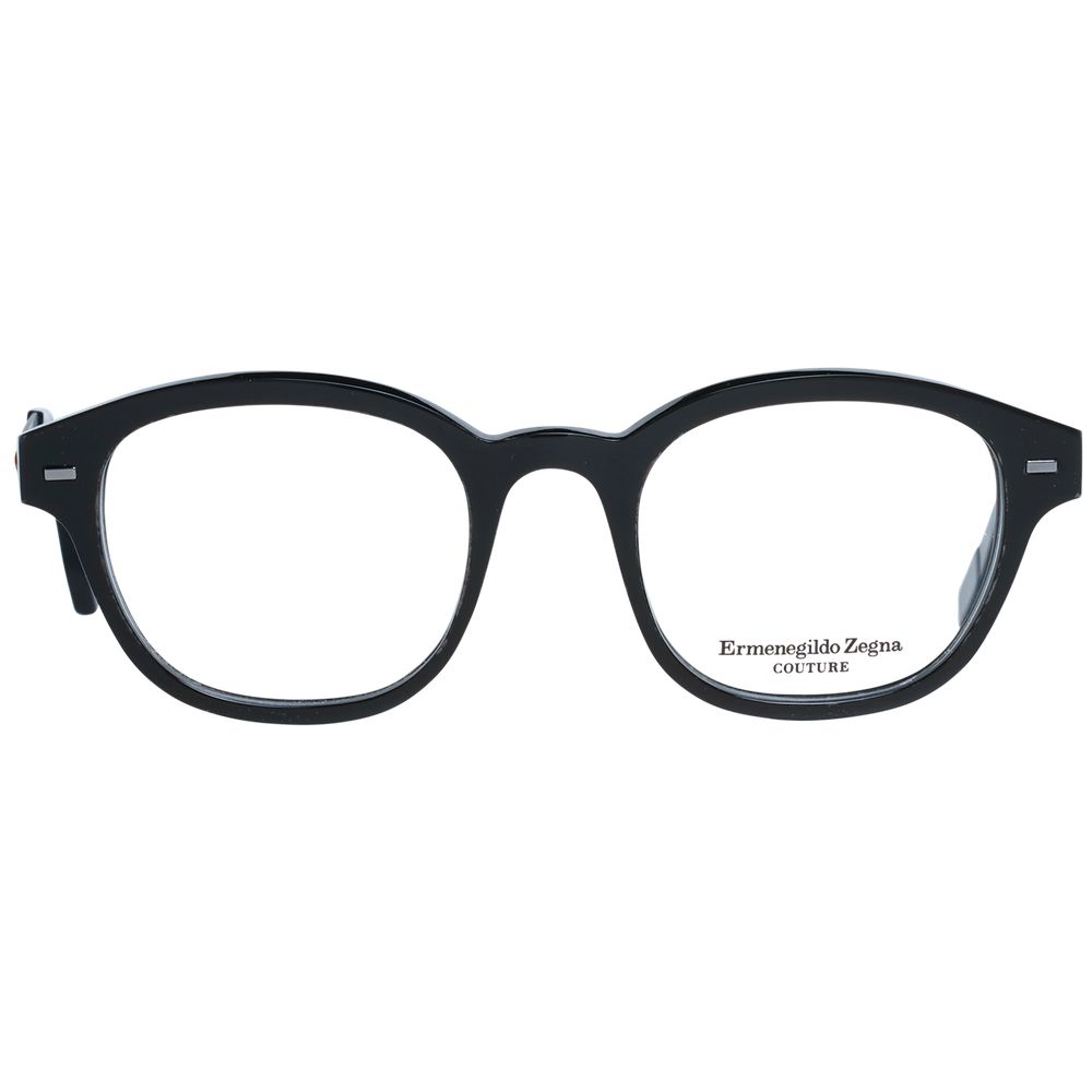 Ermenegildo Zegna Black Horn Glasses Men's (Frames)