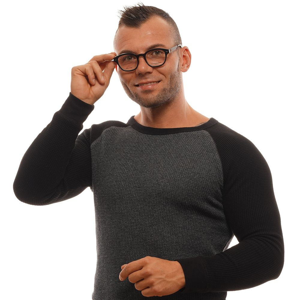 Ermenegildo Zegna Black Horn Glasses Men's (Frames)