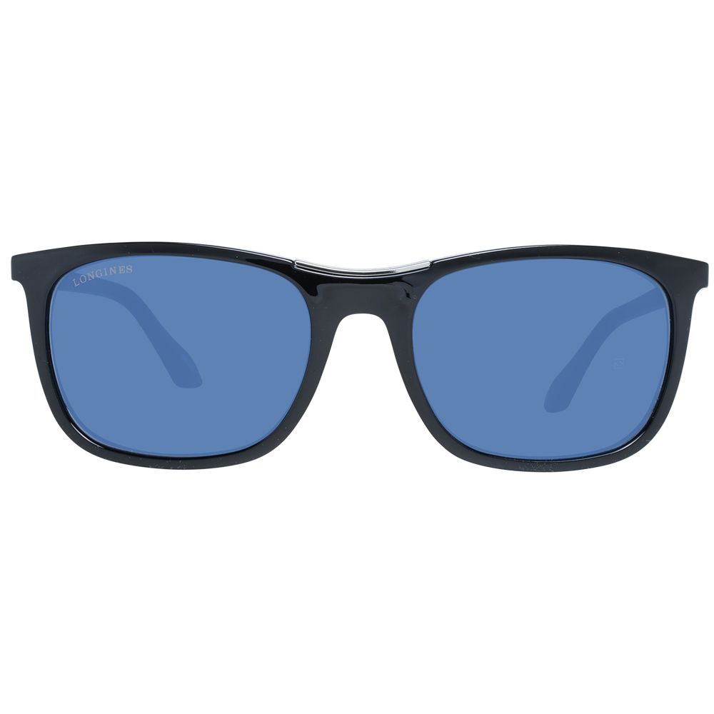 Longines Black Plastic Men's Sunglasses