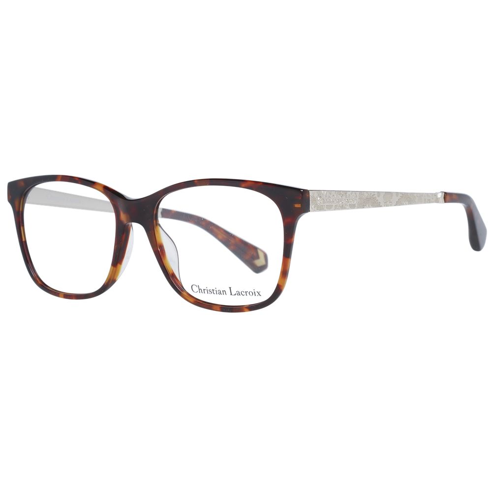 Christian Lacroix Brown Acetate Glasses Women's (Frames)