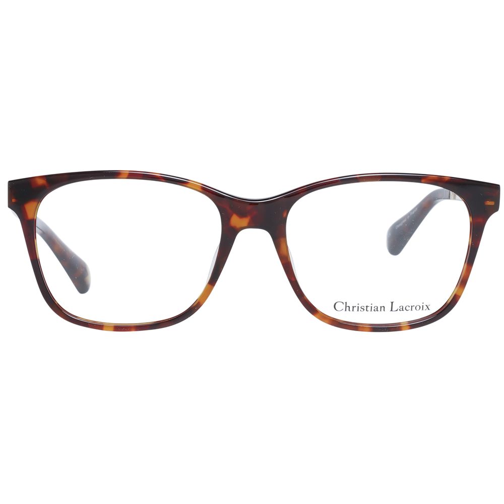 Christian Lacroix Brown Acetate Glasses Women's (Frames)