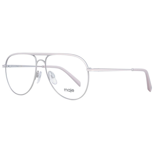 Maje Silver Stainless Steel Glasses Women's (Frames)