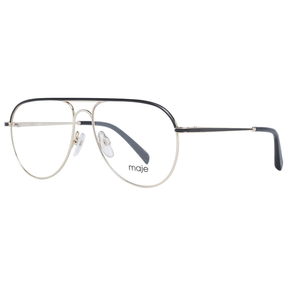 Maje Gold Stainless Steel Glasses Women's (Frames)