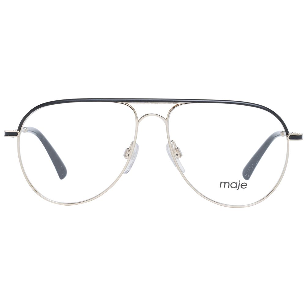 Maje Gold Stainless Steel Glasses Women's (Frames)