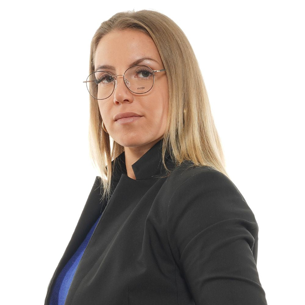 Maje Gold Stainless Steel Glasses Women's (Frames)