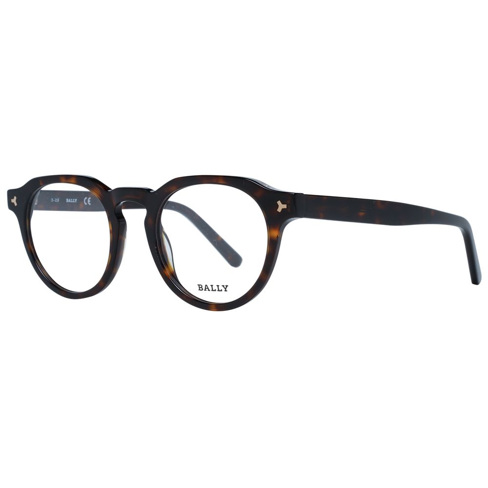 Bally Brown Acetate Glasses Men's (Frames)