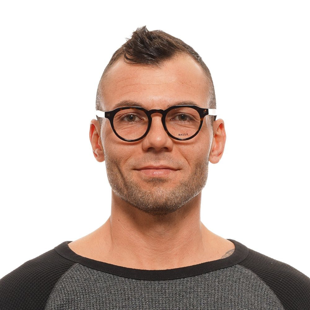 Bally Brown Acetate Glasses Men's (Frames)