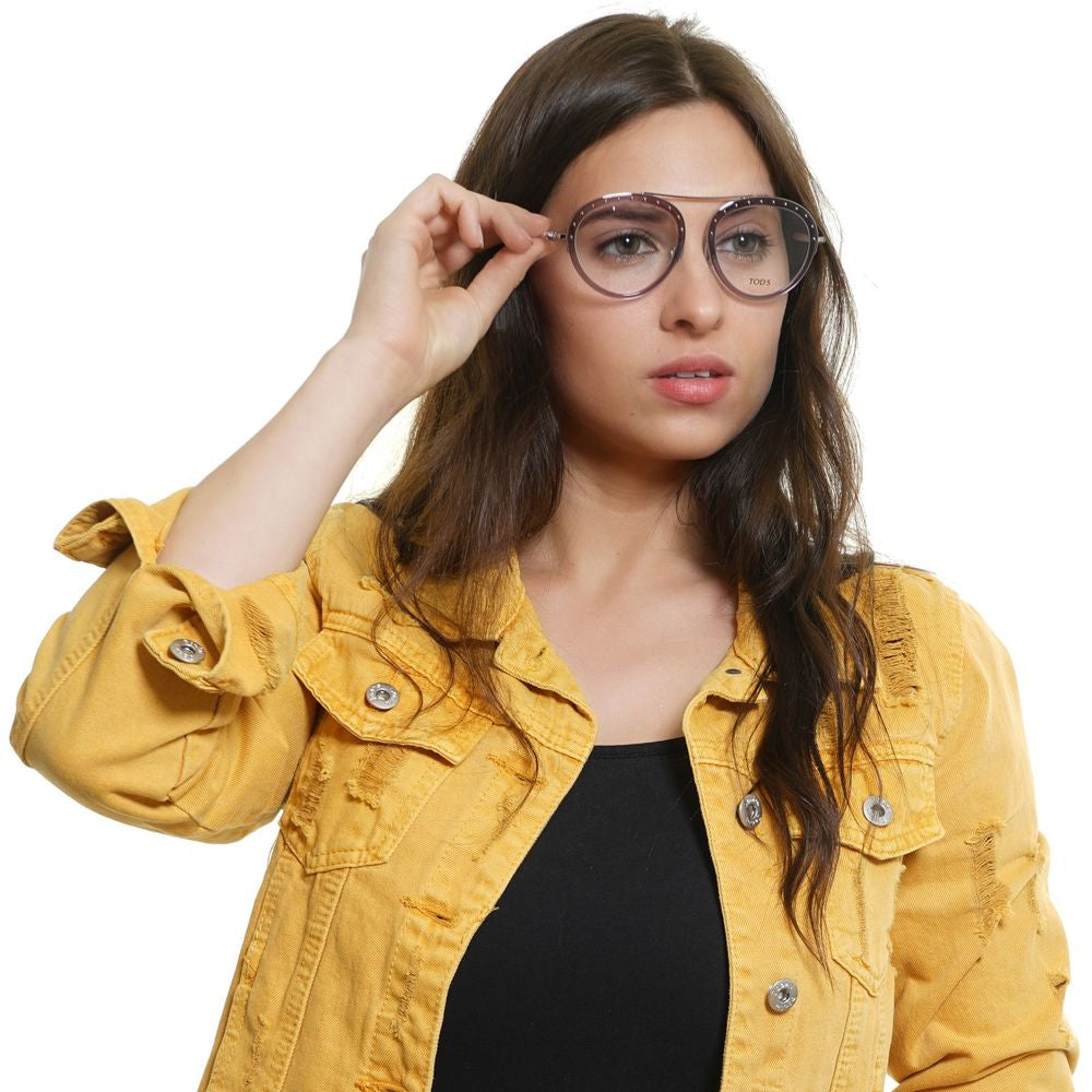 Tod's Multicolor Metal & Leather Glasses Women's (Frames)