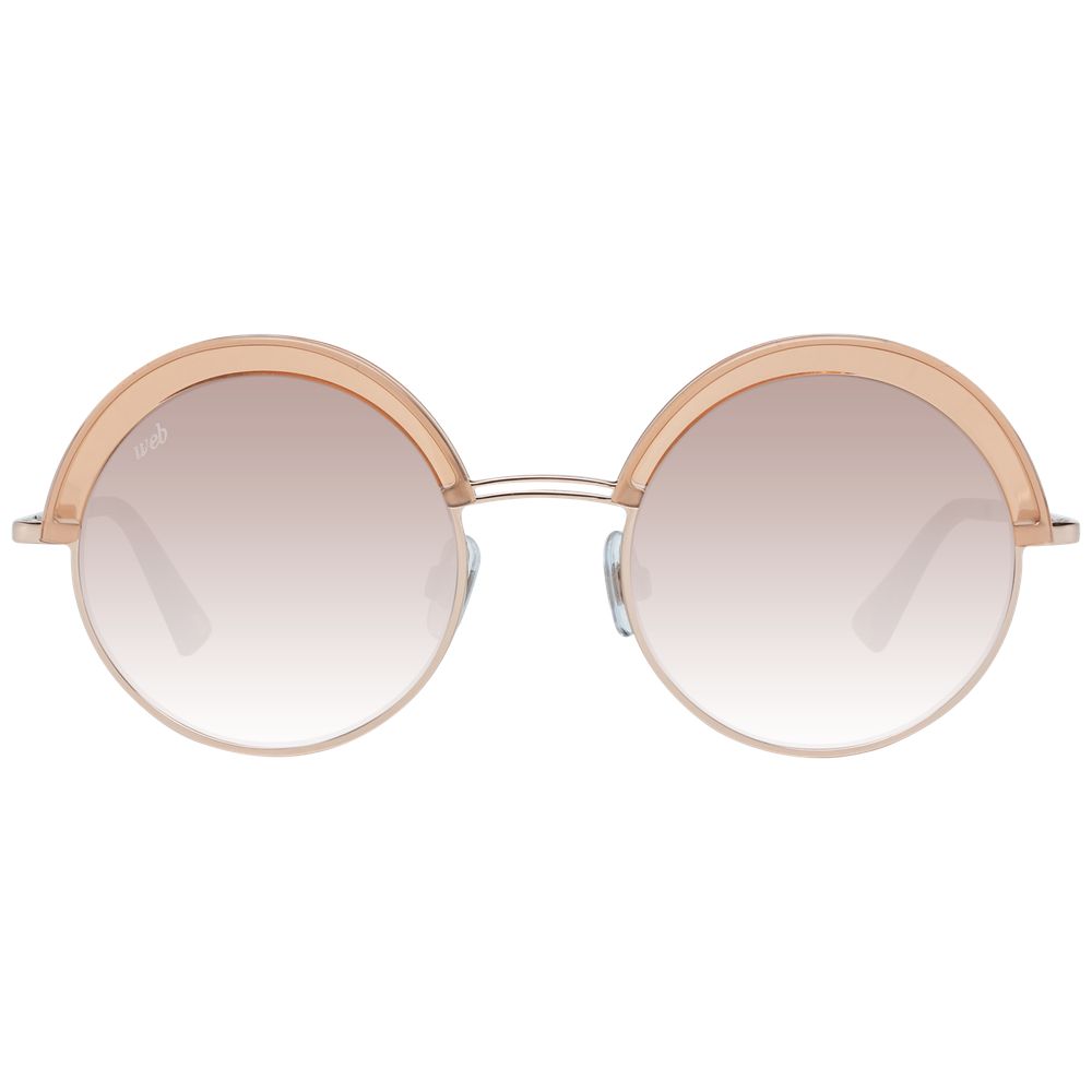 Web Rose Gold Metal & Plastic Women's Sunglasses