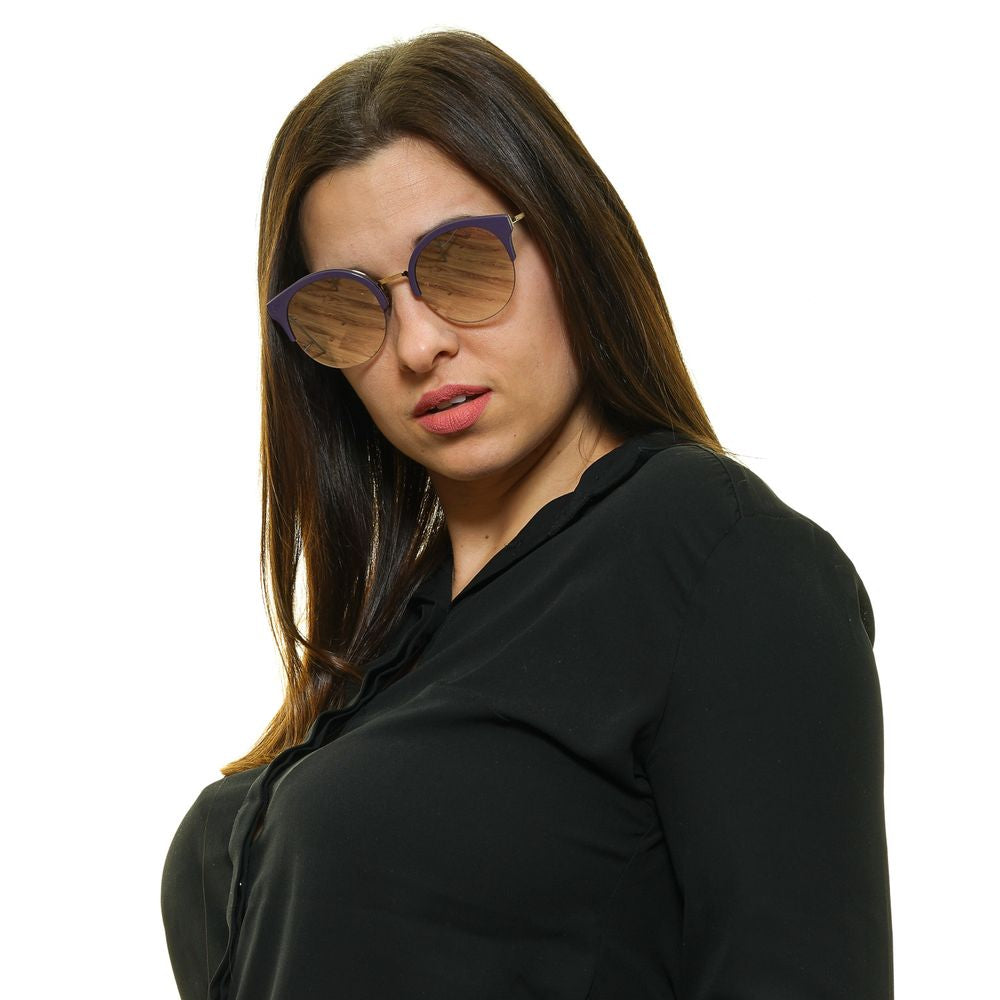 Police Gold Metal & Plastic Women's Sunglasses