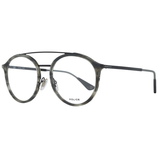 Police Gray Metal & Plastic Glasses Men's (Frames)