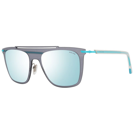 Police Blue Metal & Plastic Men's Sunglasses