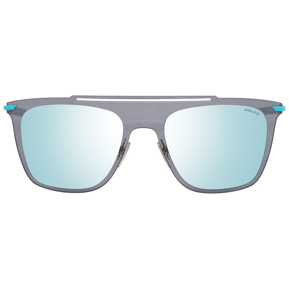 Police Blue Metal & Plastic Men's Sunglasses