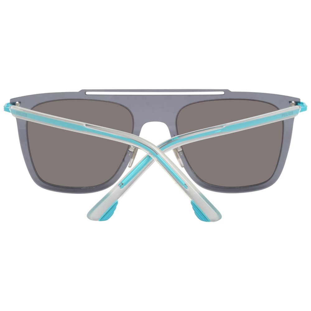 Police Blue Metal & Plastic Men's Sunglasses