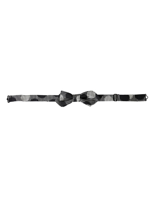 Dolce & Gabbana Multicolor Silk Polka Dot Adjustable Neck Men Papillon Bow Men's Tie
