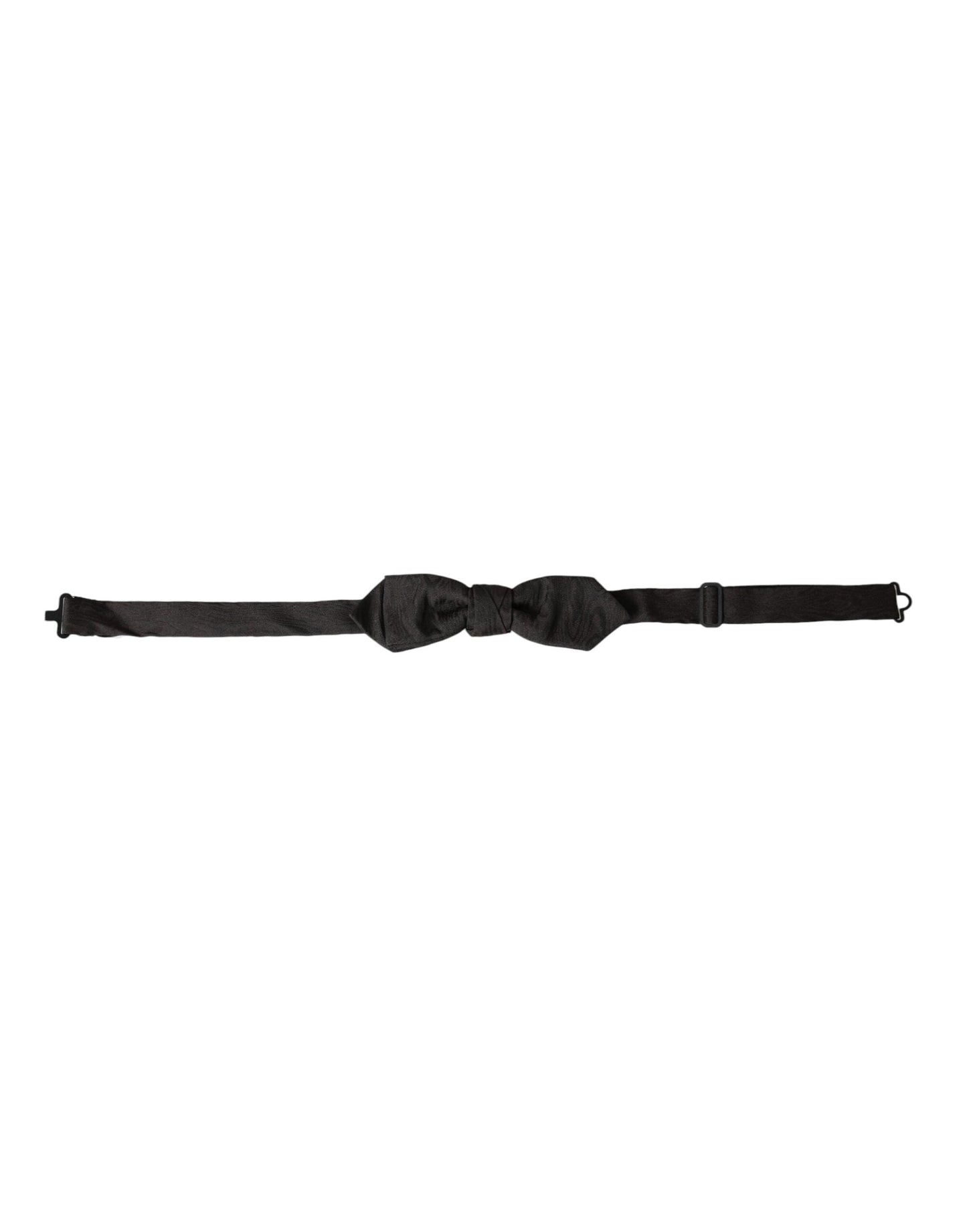 Dolce & Gabbana Black Silk Adjustable Neck Men Bow Men's Tie