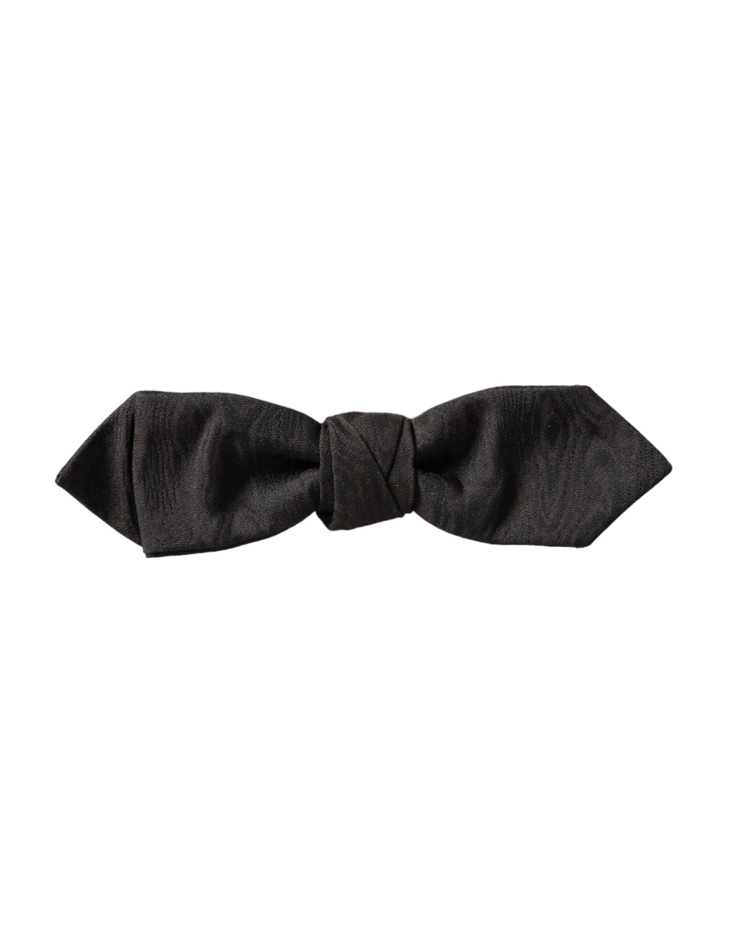 Dolce & Gabbana Black Silk Adjustable Neck Men Bow Men's Tie