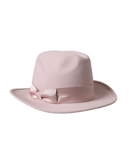 Dolce & Gabbana Pink Rabbit Fedora Trilby Women Women's Hat