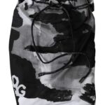 Dolce & Gabbana Multicolor Camouflage DG Logo Beachwear Shorts Men's Swimwear
