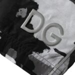 Dolce & Gabbana Multicolor Camouflage DG Logo Beachwear Shorts Men's Swimwear