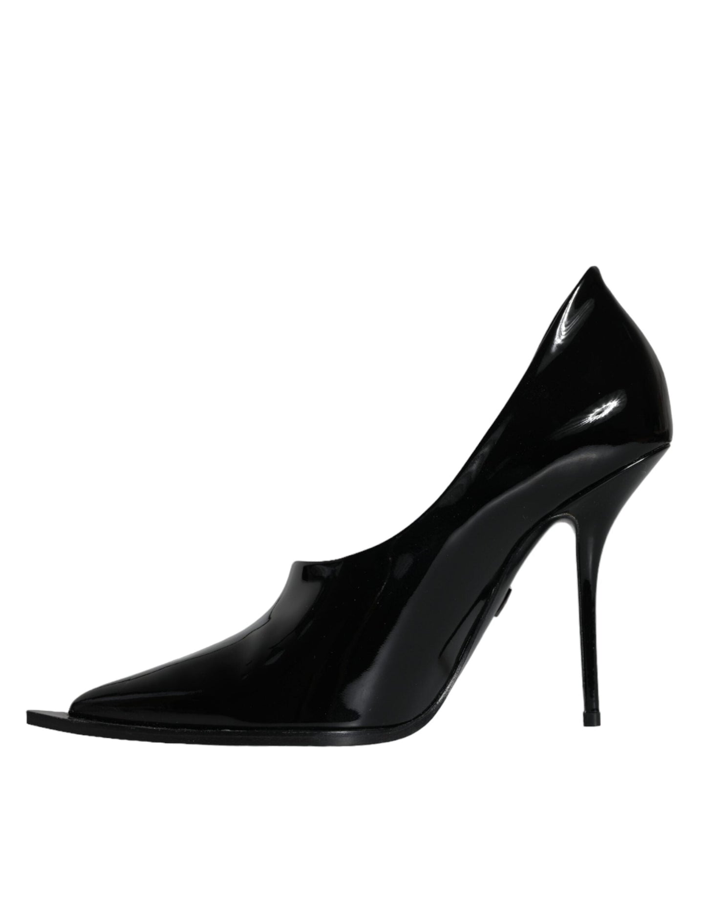 Dolce & Gabbana Black Patent Leather High Heels Pumps Women's Shoes (Pre-Owned)
