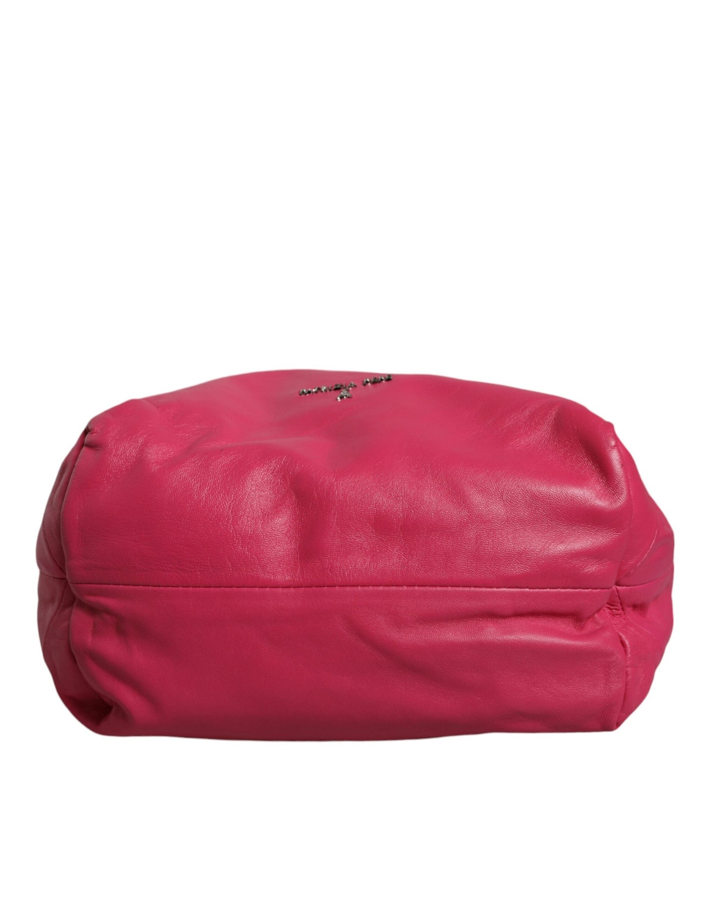Patrizia Pepe Fuchsia Pink Leather Shoulder Purse Tote Women's Bag (Pre-Owned)