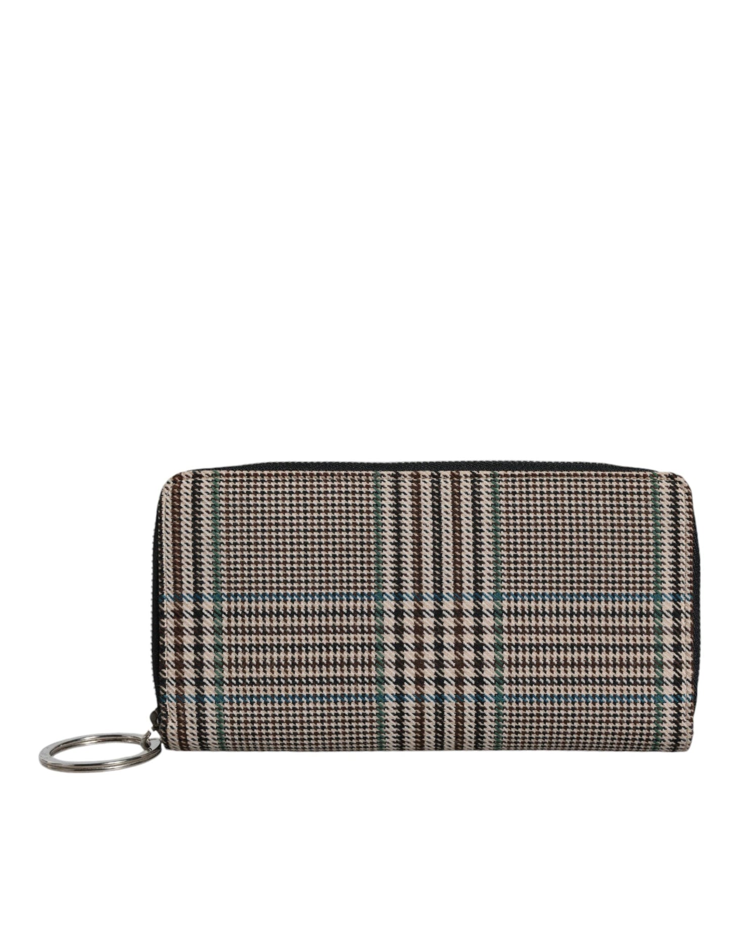 MM6 Maison Margiela Multicolor Houndstooth Continental Zip Around Clutch Women's Wallet (Pre-Owned)