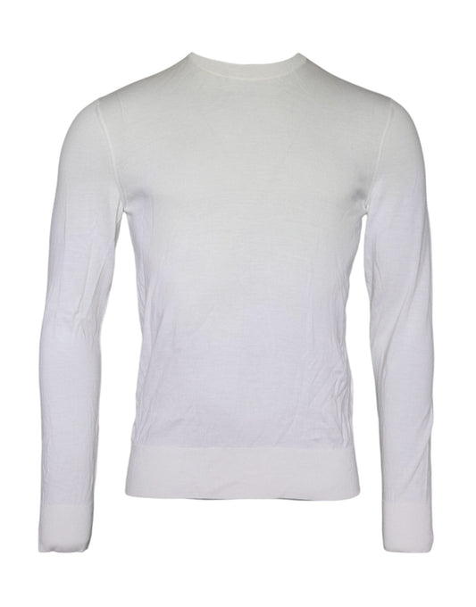 Dolce & Gabbana Off White Wool Turtle Neck Pullover Men's Sweater (Pre-Owned)