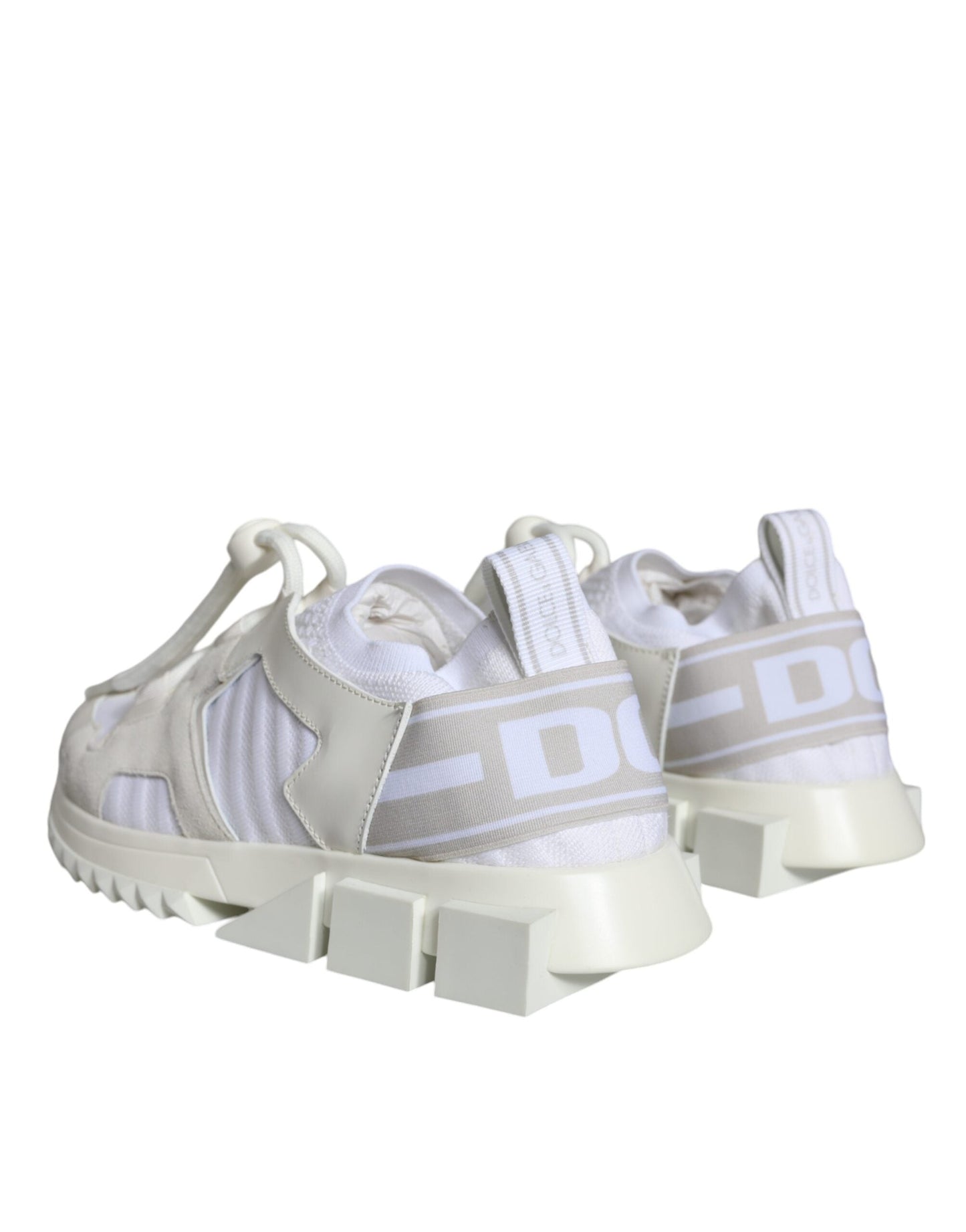 Dolce & Gabbana White Mesh Sorrento Trekking Sneakers Women's Shoes