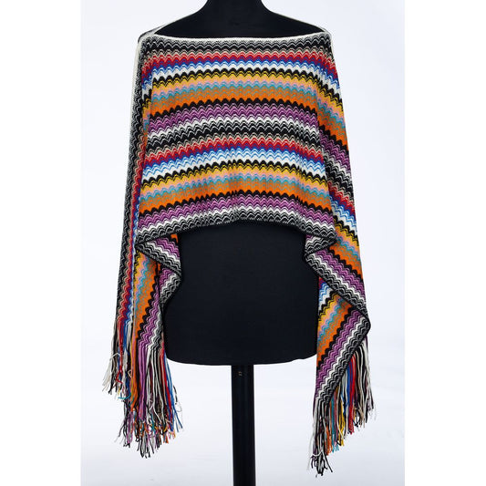 Missoni Multicolor Wool Women Women's Poncho