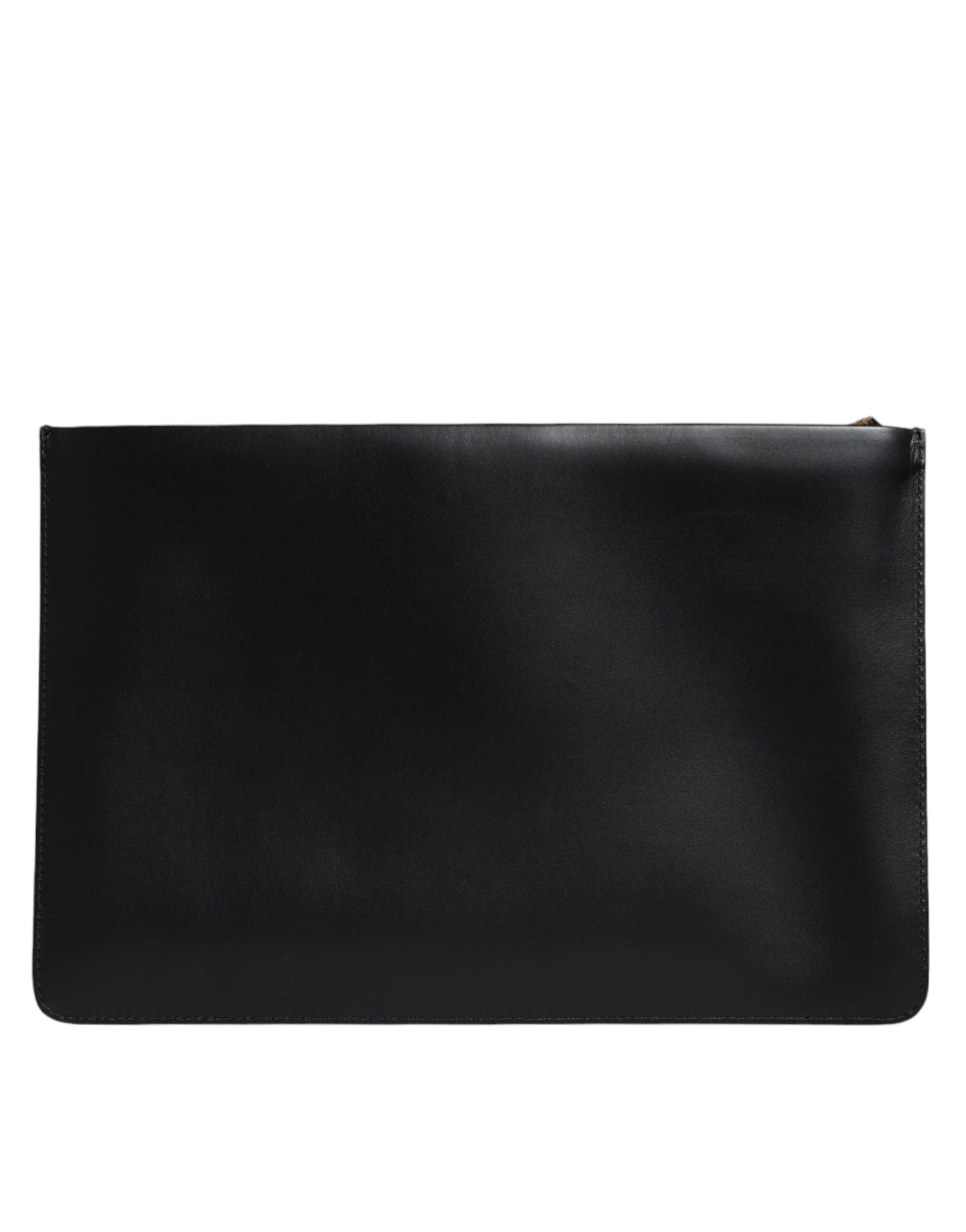 Dolce & Gabbana Black Calfskin Leather Mediterranean Pouch Women's Bag (Pre-Owned)