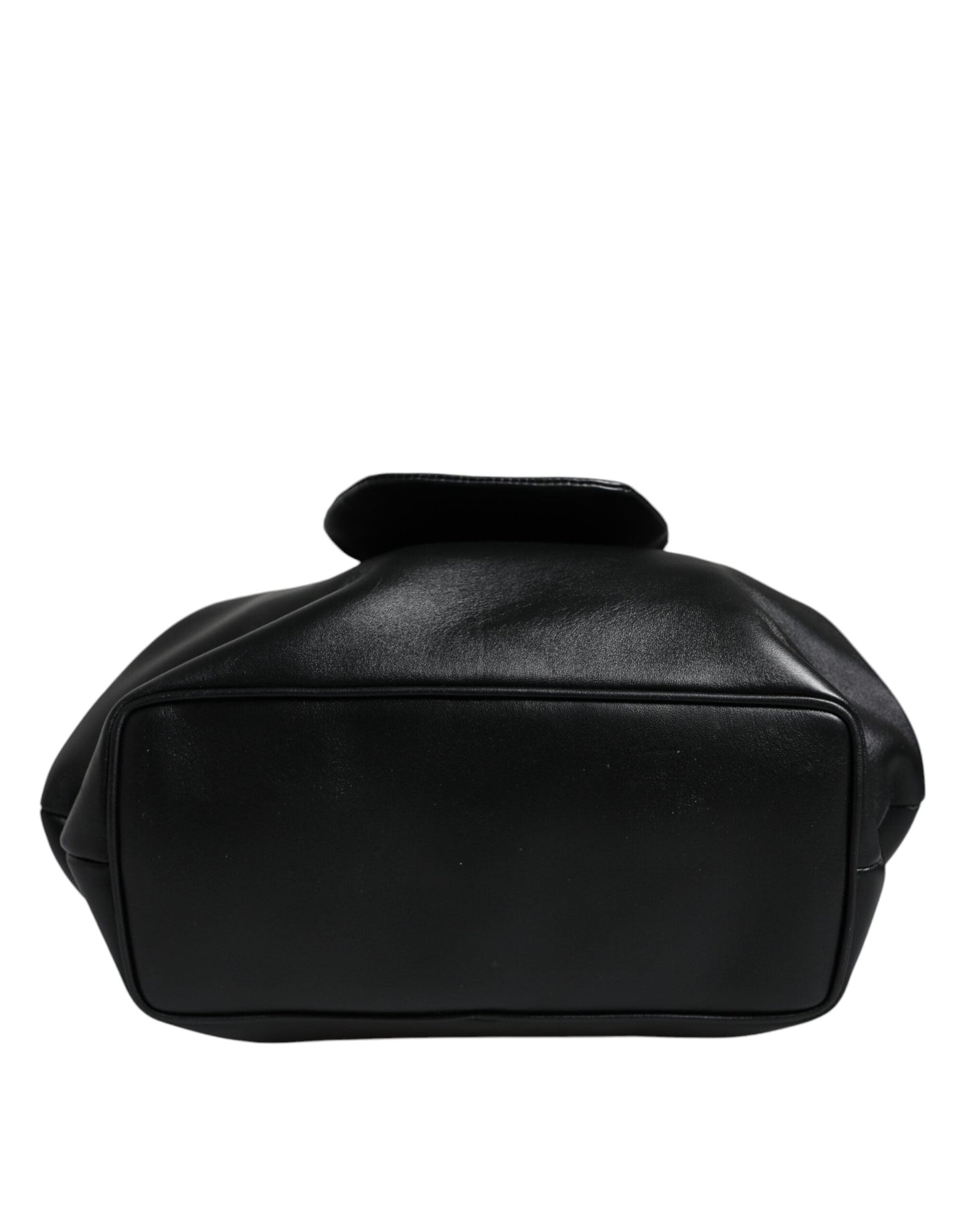 Dolce & Gabbana Black Calfskin Leather Shoulder Clutch Women's Bag (Pre-Owned)