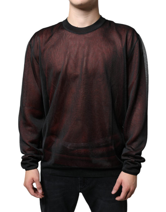 Dolce & Gabbana Brown Polyester Pullover Sweatshirt Men's Sweater (Pre-Owned)